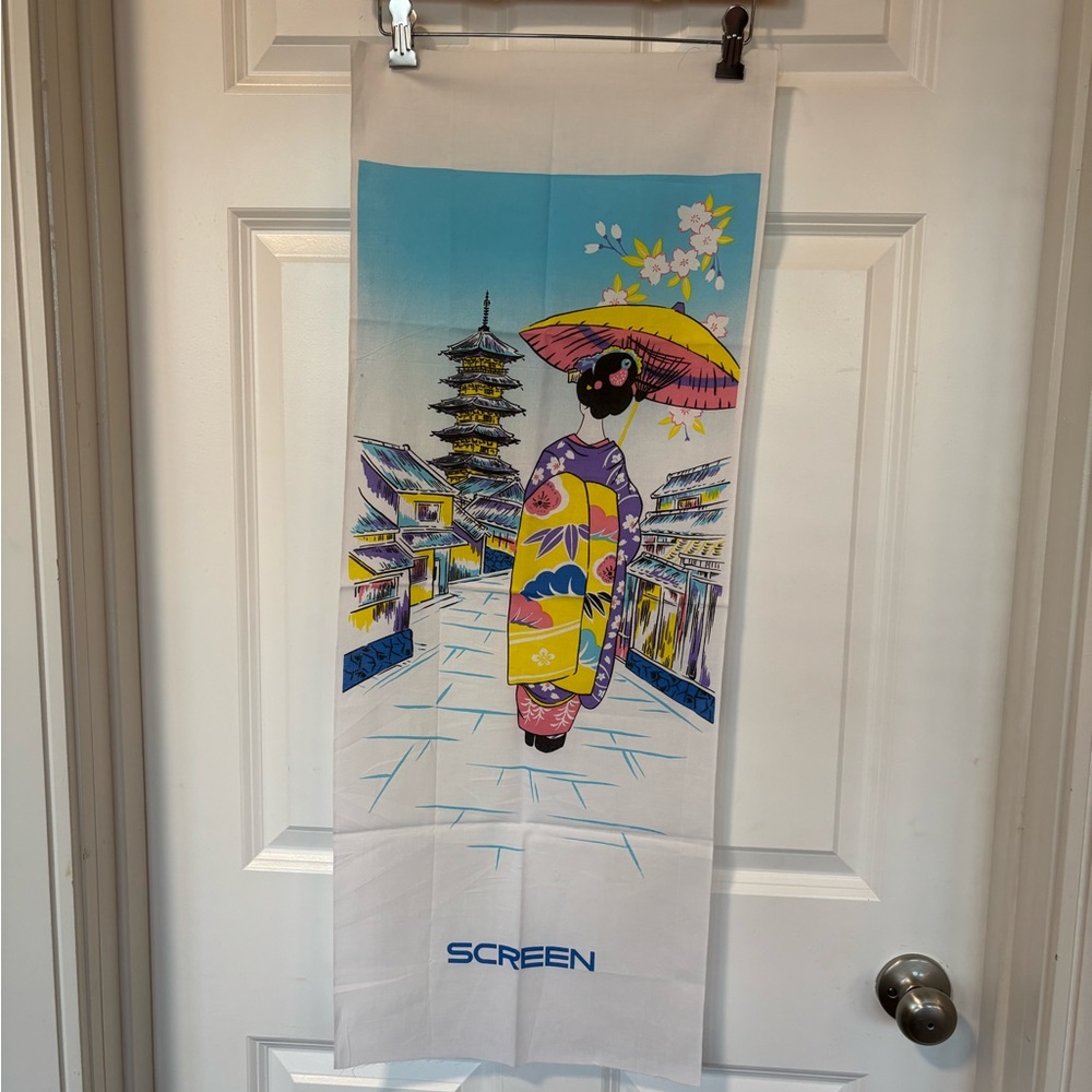Colorful Japanese Kimono Wall Hanging